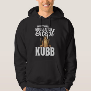 Sudadera Viking Chess Lawn Game Set Kubb Yard Game King Kub