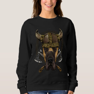 Sudadera Viking Gran Danés Renacimiento Nórdico Pagano Valh
