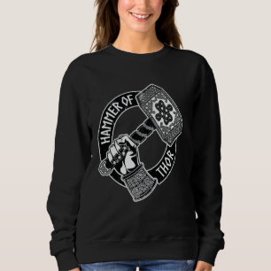 Sudadera Viking, Valhalla Odin, martillo de Thor
