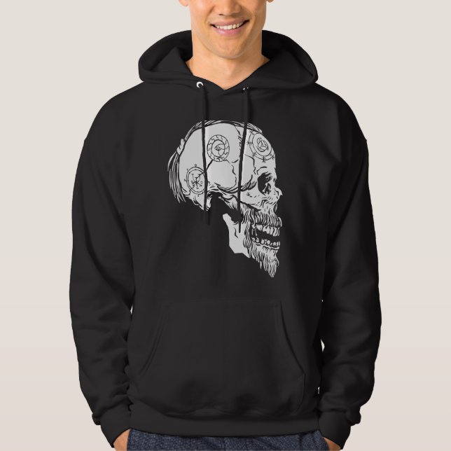 Sudadera Viking Valhalla Skull Norse Mythology (Anverso)
