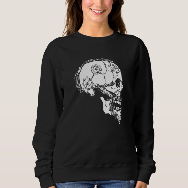 Sudadera Viking Valhalla Skull Norse Mythology (Anverso)