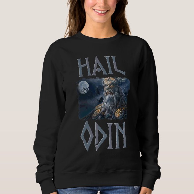 Sudadera Viking Viking Valhalla Odin Thor Martillo Nordmann (Anverso)