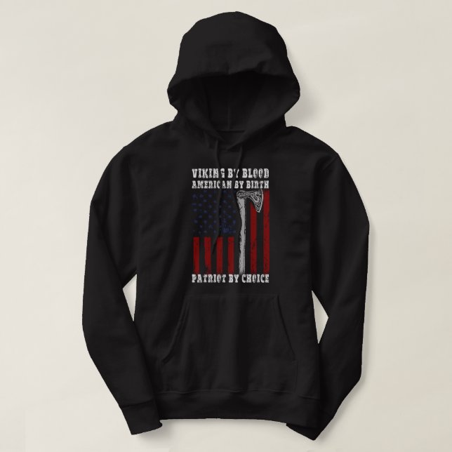 Sudadera Vikingo De Sangre (Diseño del anverso)