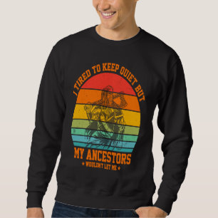 Sudadera Vikingos reales vienen a Valhalla y no tienen mied