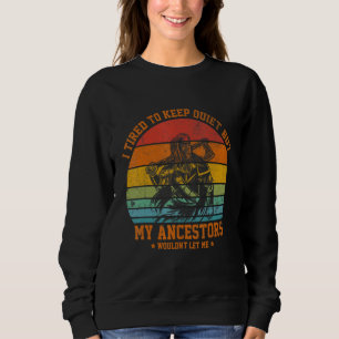 Sudadera Vikingos reales vienen a Valhalla y no tienen mied