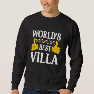 Sudadera Villa Surname Funny Team Family Apellido World