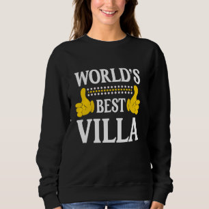 Sudadera Villa Surname Funny Team Family Apellido World