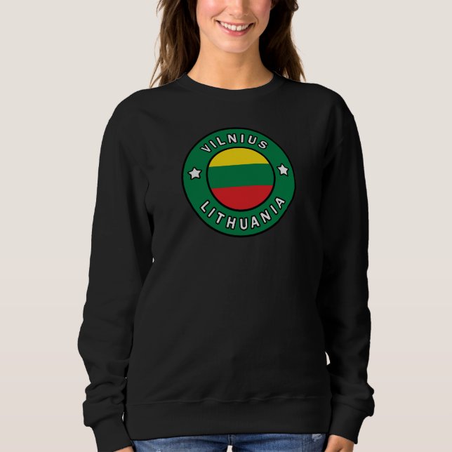 Sudadera Vilna Lituania (Anverso)