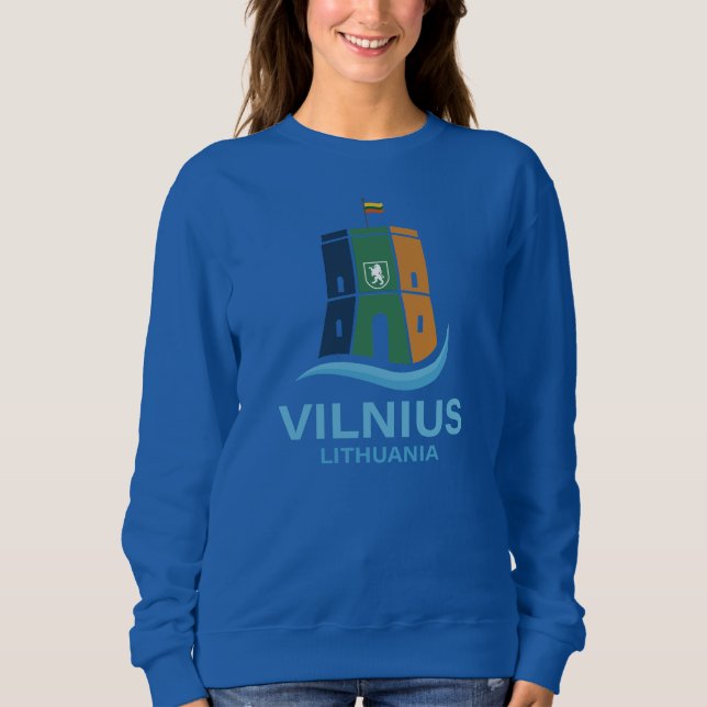 Sudadera Vilnius Lithuania (Anverso)