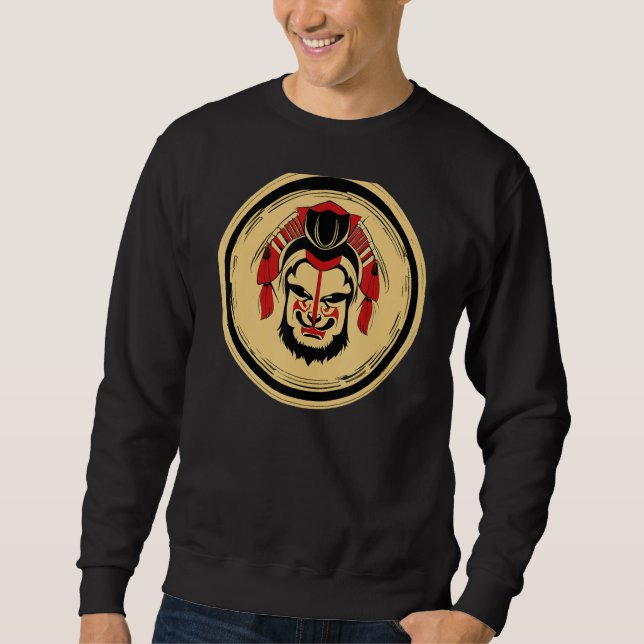 Sudadera Vin, un guerrero samurai inspirado en Asia (Anverso)