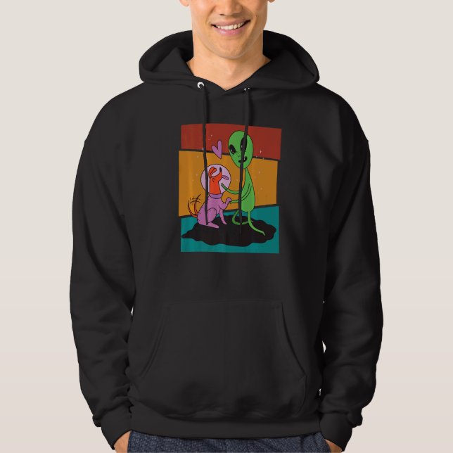 Sudadera Viñage Dog Alien (Anverso)