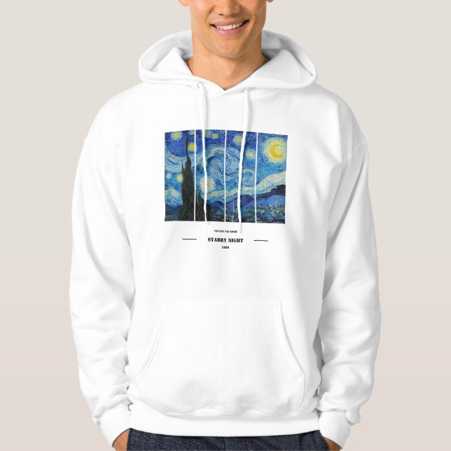 Sudadera Vincent Van Gogh Camiseta de la Noche Estrellada (Anverso)