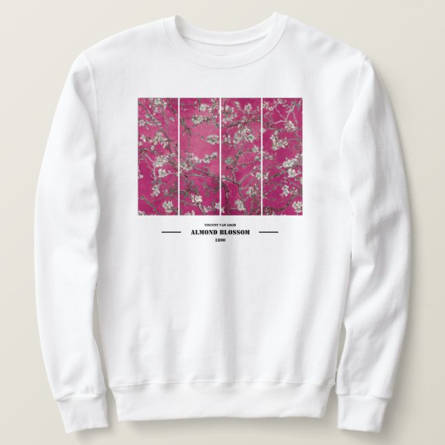 Sudadera Vincent Van Gogh Flor de almendro  (Anverso del diseño)
