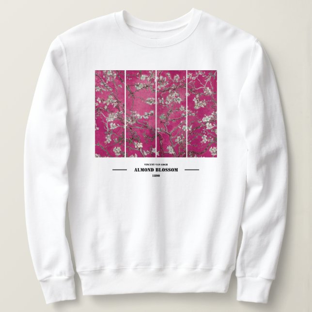 Sudadera Vincent Van Gogh Flor de almendro  (Anverso del diseño)