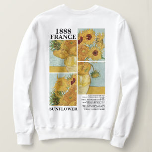 Sudadera Vincent Van Gogh Girasoles 1888 Arte