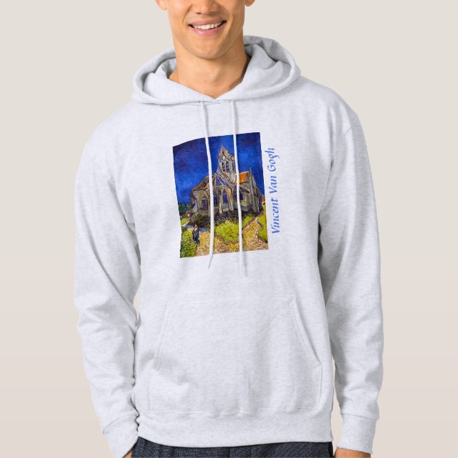 Sudadera Vincent van Gogh - La Iglesia de Auvers (Anverso)