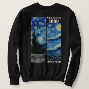 Sudadera Vincent Van Gogh Noche estrellada 1889 Arte 