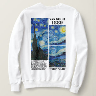 Sudadera Vincent Van Gogh Noche Estrellada 1889 Arte 