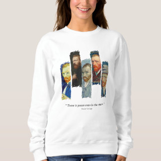 Sudadera Vincent Van Gogh portrait and qoute 