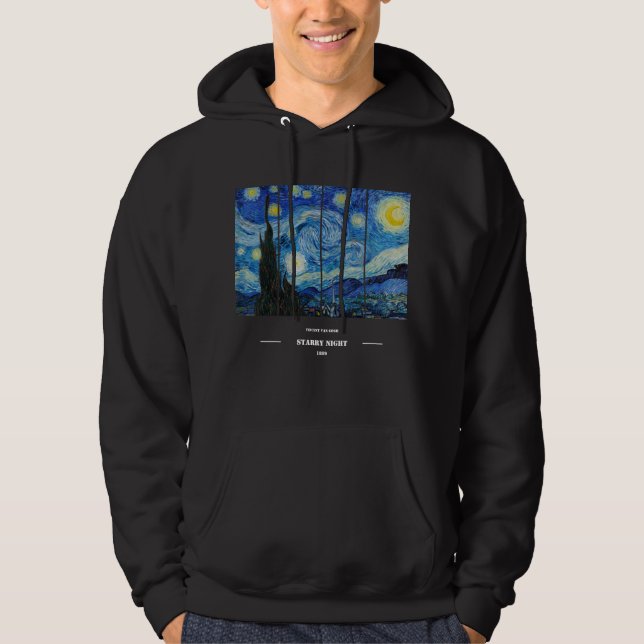 Sudadera Vincent Van Gogh Starry Night Hoodie (Anverso)