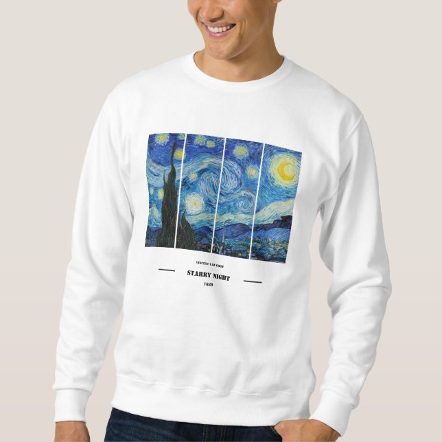 Sudadera Vincent Van Gogh Starry Night Sweatshirt  (Anverso)