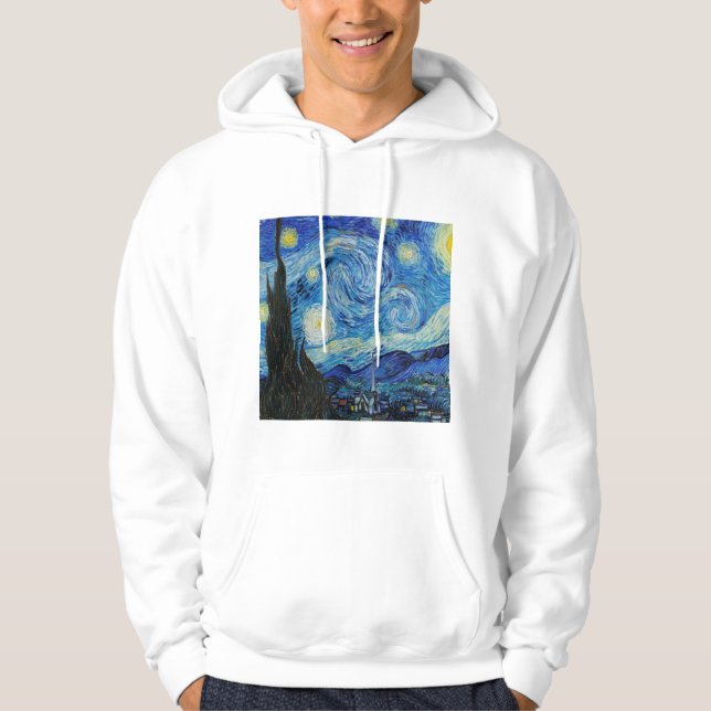 Sudadera Vincent van Gogh The Starry Night (Anverso)