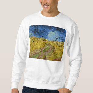 Sudadera Vincent van Gogh - Wheatfield con cuervos