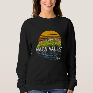 Sudadera Viñedo Vintage Napa Valley California Recuerdo