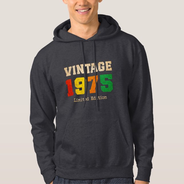 Sudadera Viñeta 1975 Edición Limitada - 50º cumpleaños Retr (Anverso)