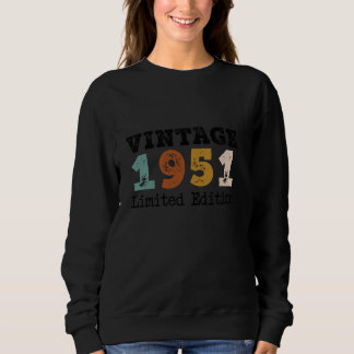 Sudadera Viñeta de 73 años 1951 Edición Limitada 73ᵉʳ Birt
