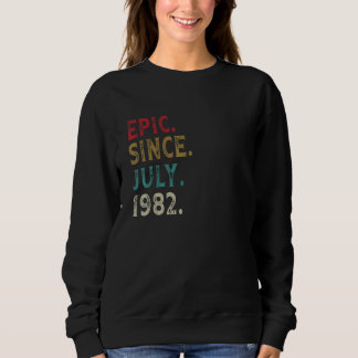 Sudadera Viñeta De Bodega De 40 Años Desde Julio De 1982