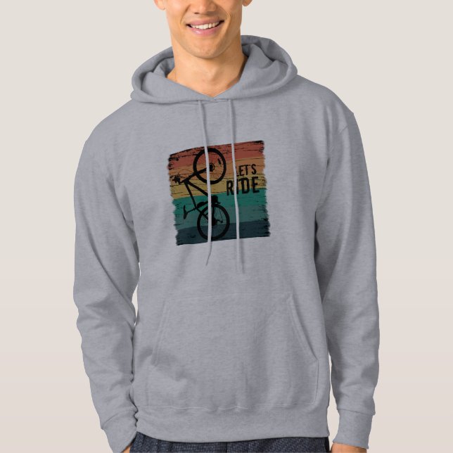 Sudadera Viñeta de ciclismo de montaña (Anverso)