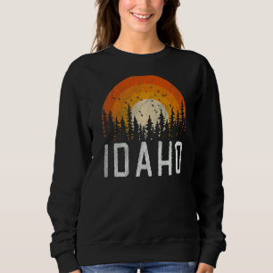 Sudadera Viñeta estilo retro Idaho 70 años 80 Hombres Mujer
