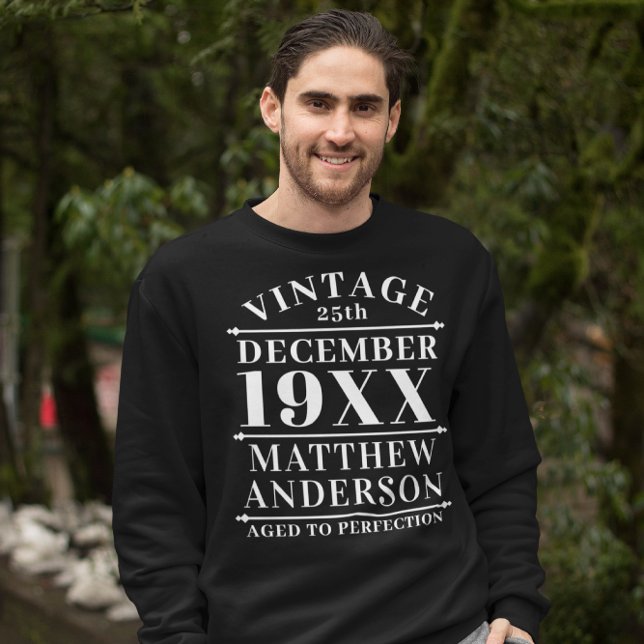 Sudadera Viñeta personalizada de edad avanzada a perfección (Subido por el creador)