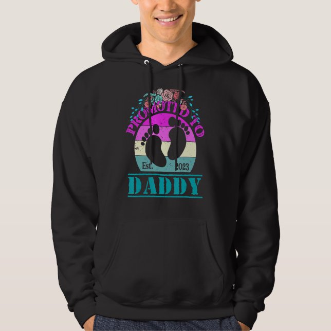 Sudadera Viñeta Pronto Para Ser Papi 2023 Primera Madre (Anverso)