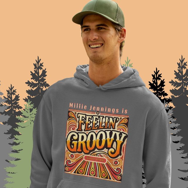 Sudadera Viñeta Retro 70 personalizada de Feelin Groovy (Subido por el creador)