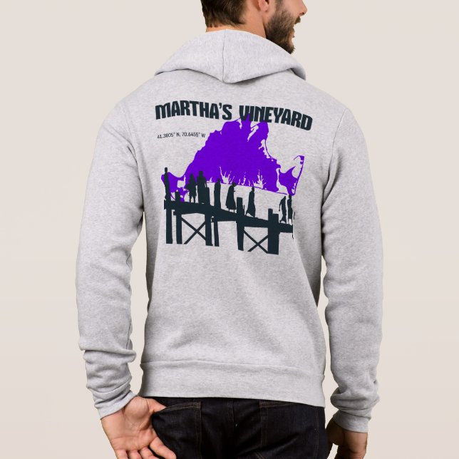 Sudadera VINEYARD Pier Zipper (Reverso)