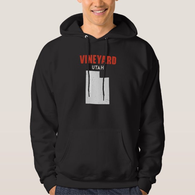 Sudadera Vineyard Utah USA State America Travel Utahan (Anverso)