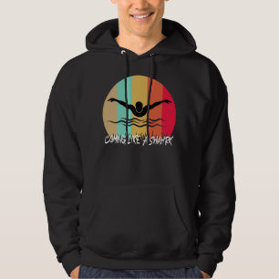 Sudadera Viniendo Como Un Tiburón - Nadador Rápido