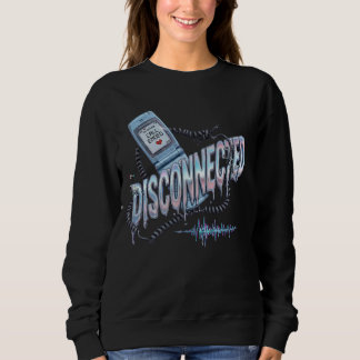 Sudadera Vinilo de melancolía por ruptura con teléfono flip