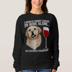 Sudadera Vino Golden Retriever  