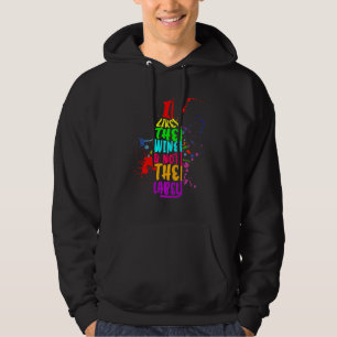 Sudadera Vino Lgbt Me Gusta El Vino No La Etiqueta Guay Pan