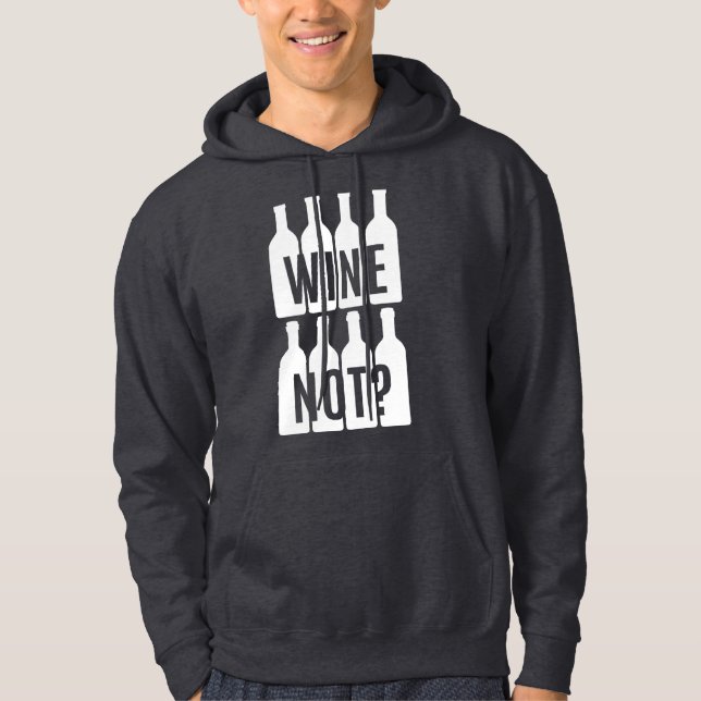 Sudadera Vino no (Anverso)