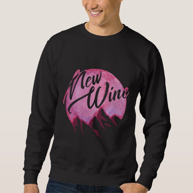 Sudadera Vino nuevo (Anverso)