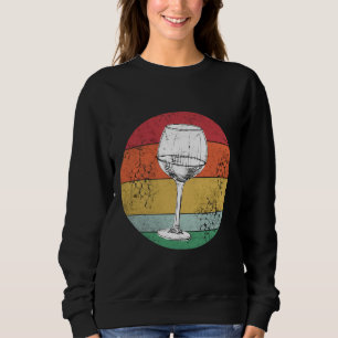 Sudadera Vino Rojo Retro Vino Blanco Vino