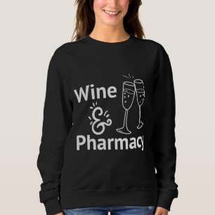 Sudadera Vino Y Farmacia