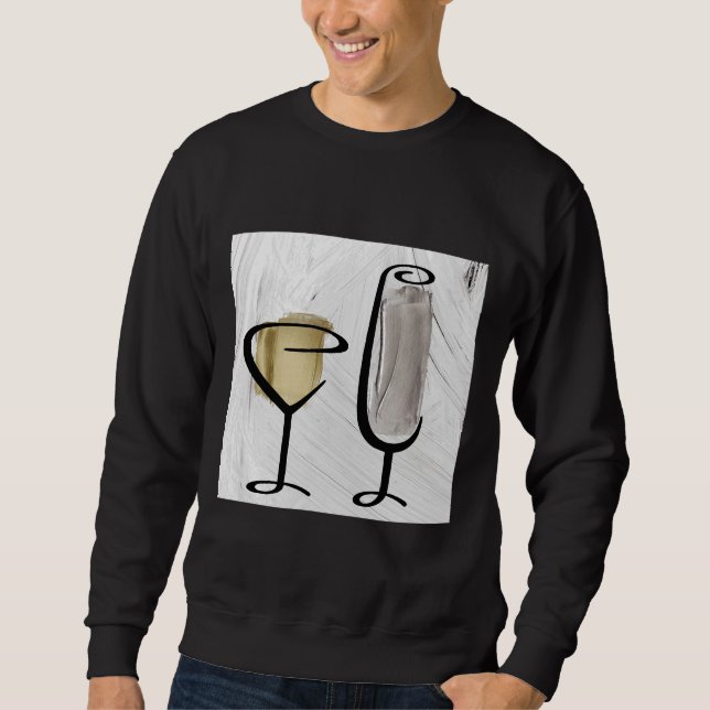 Sudadera Vino Y Pintura Iii (Anverso)