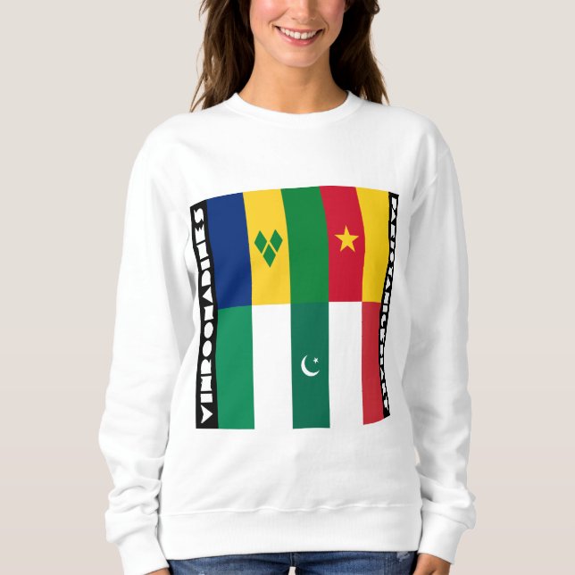 Sudadera Vinroonadinas y Pakistán (Anverso)