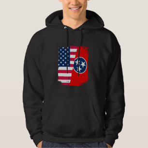 Sudadera Vintag de la bandera estadounidense TENNESSEE Esta