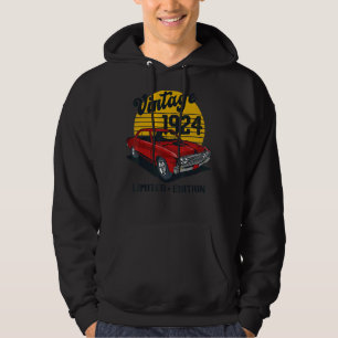 Sudadera Vintage 1924 98th Birthday Classic Car